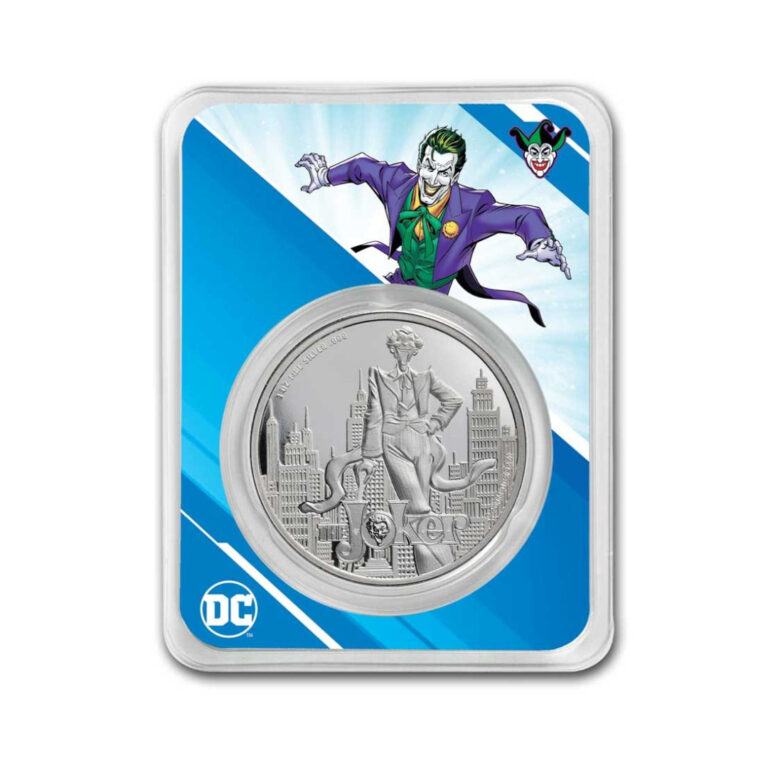 Read more about the article New Release 2024 Samoa 1 oz Silver DC Comics The Joker BU In  TEP