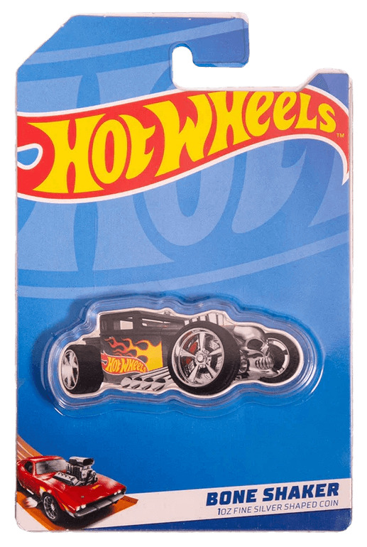 Read more about the article 2024 Solomon Islands Hot Wheels Bone Shaker 1 oz Silver Colorized Coin