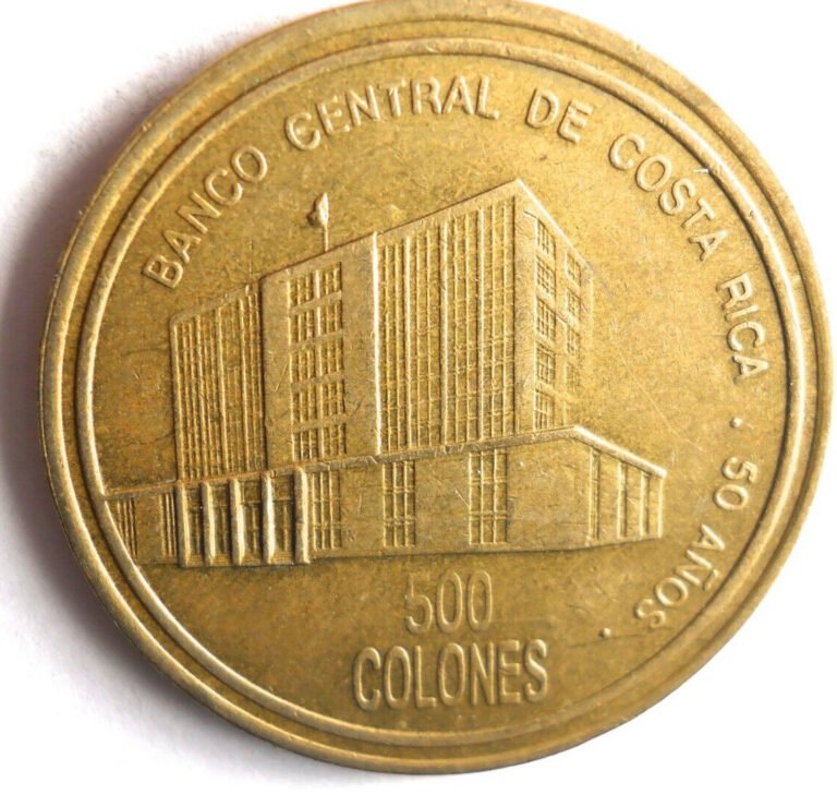 Read more about the article 2000 COSTA RICA 500 COLONES – Uncommon Large Coin – FREE SHIP – Bin #998