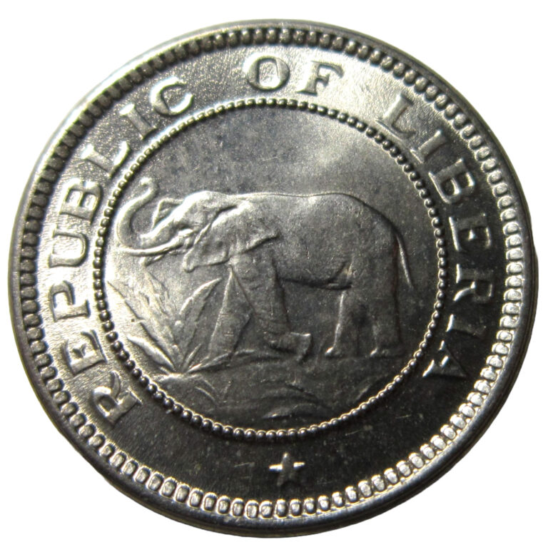 Read more about the article LIBERIA. 1/2 CENT  1941. ELEPHANT. LOW MINTAGE. UNCIRCULATED.