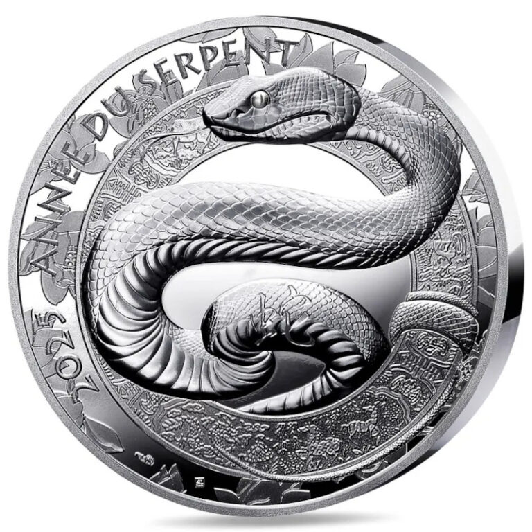 Read more about the article 2025 France €20 Euro High Relief 1oz Silver Proof Coin – Lunar Year of the Snake