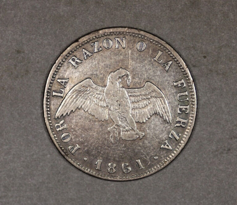 Read more about the article 1861 Chile Silver 20 Centavos