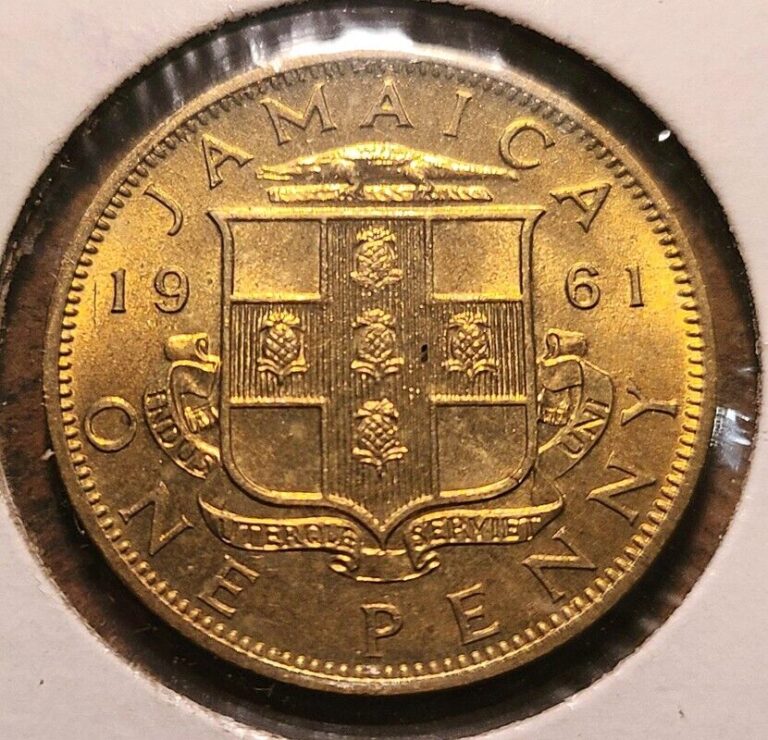 Read more about the article JAMAICA 1 PENNY 1961 (BRILLIANT UNC!)