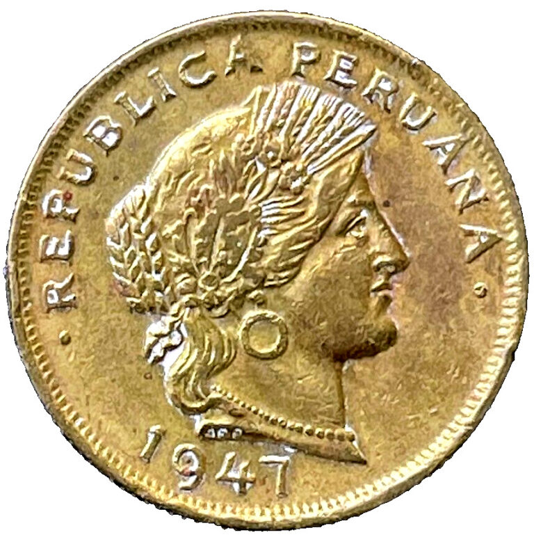 Read more about the article 1947 Peru Coin 20 Centavos South America Foreign Coins EXACT SHOWN Free Ship
