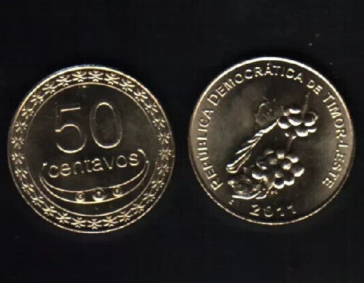 Read more about the article East Timor LESTE 50 CENTAVOS KM-5 2011 Timorese UNC x 1 Pcs World Currency COIN
