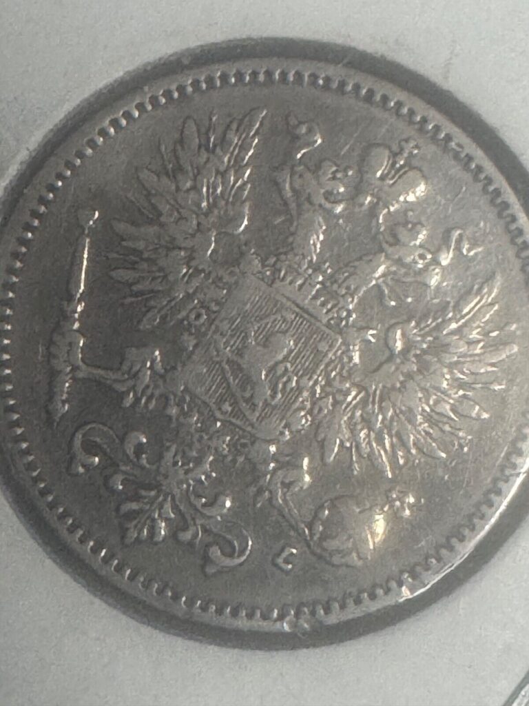 Read more about the article Silver Coin  Finland  1893  50 Pennia