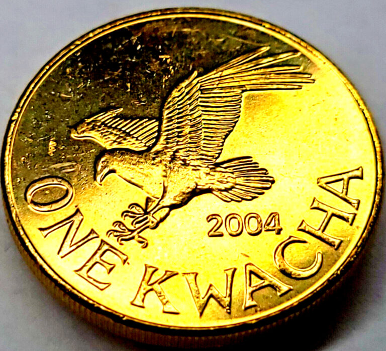 Read more about the article MALAWI – AFRICA 2004 ONE 1 KWACHA COIN – KM#65 – 26MM – AFRICAN FISH EAGLE – BU