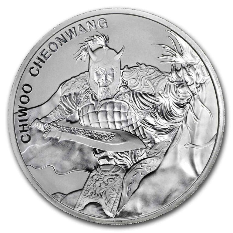 Read more about the article 2018 South Korea 2 oz Incuse Silver Chiwoo Cheonwang BU