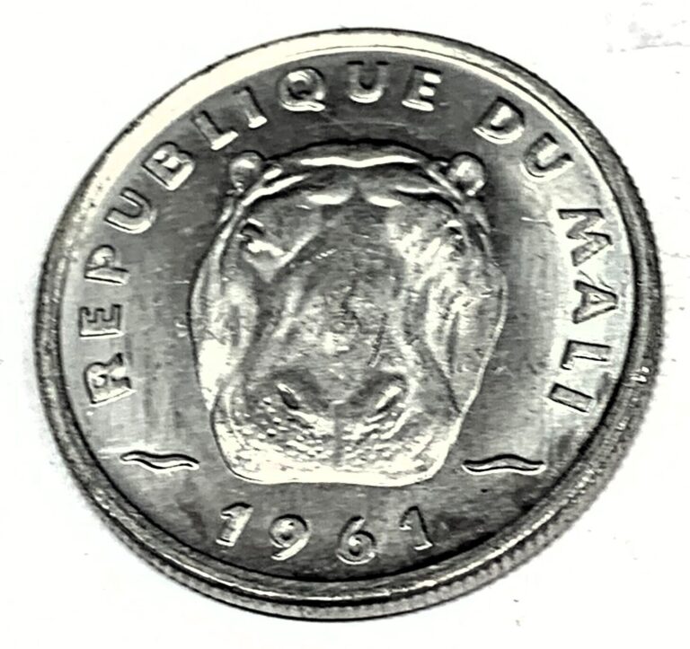 Read more about the article # C5711   MALI    COIN      5 FRANCS   1961   Unc.