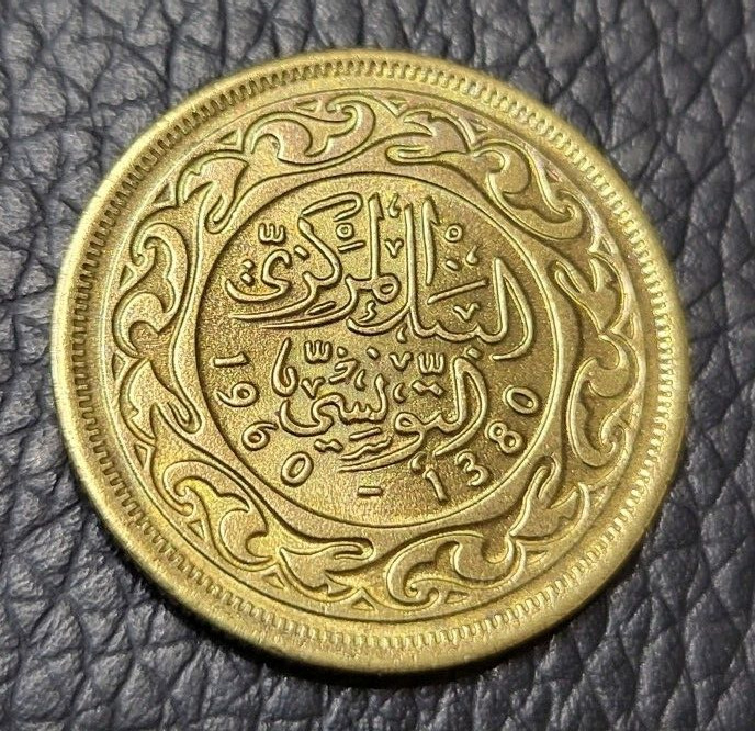 Read more about the article 1960 Tunisia 20 Millièmes Coin