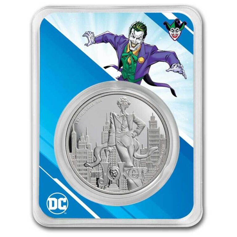 Read more about the article 2024 Samoa 1 oz Silver DC Comics The Joker BU (with TEP)