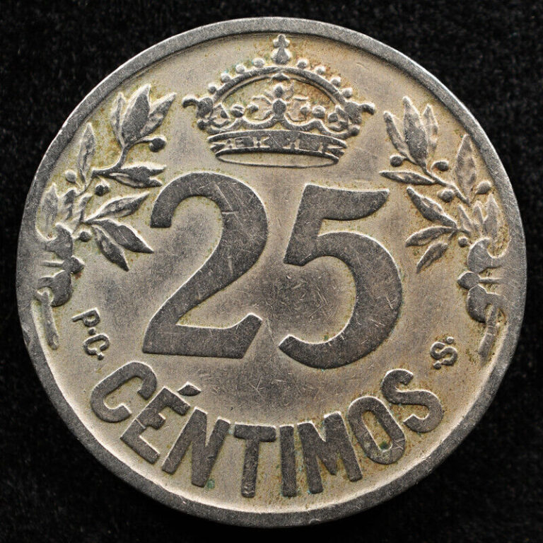 Read more about the article Spain 25 Centimos 1925  Coin  Inv#F672