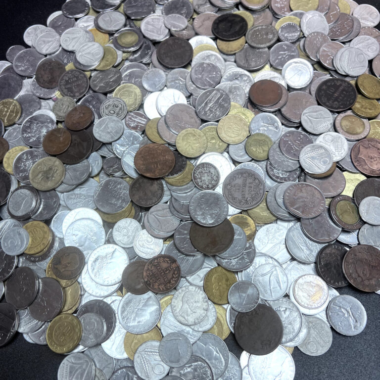 Read more about the article Italian Coins 2.5 KG Bulk Lot of ~465 Coins from Italy 🇮🇹