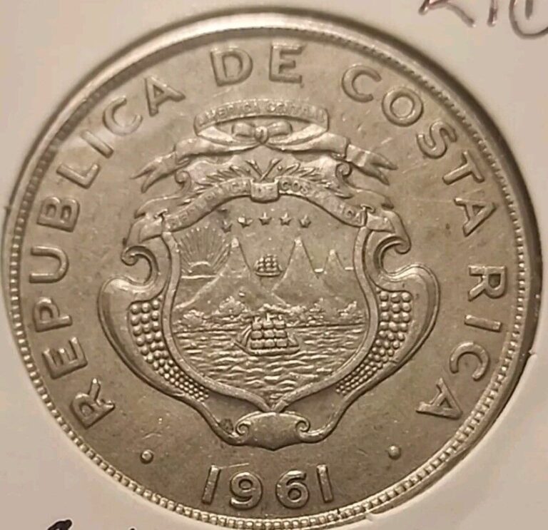 Read more about the article 1961 2 Colones Costa Rica XF #8016