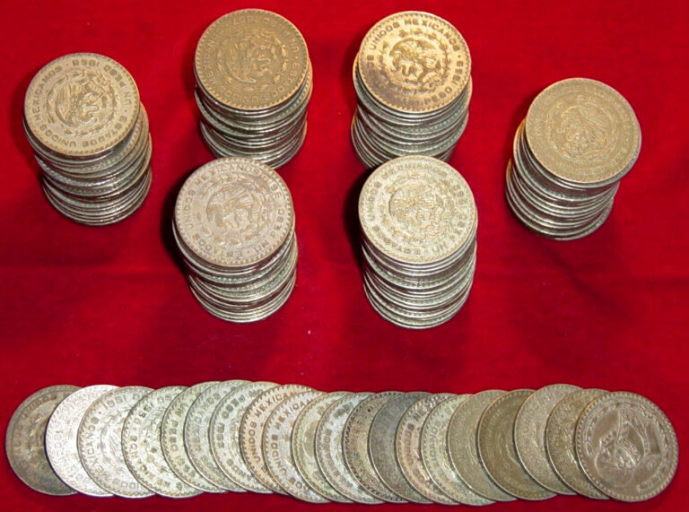 Read more about the article 💎 20 MEXICO SILVER UN PESO COINS! JOSE MORELOS and EAGLE! 💎