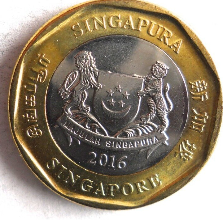 Read more about the article 2016 SINGAPORE DOLLAR – Uncommon High Quality Coin – FREE SHIP – Bin #1000