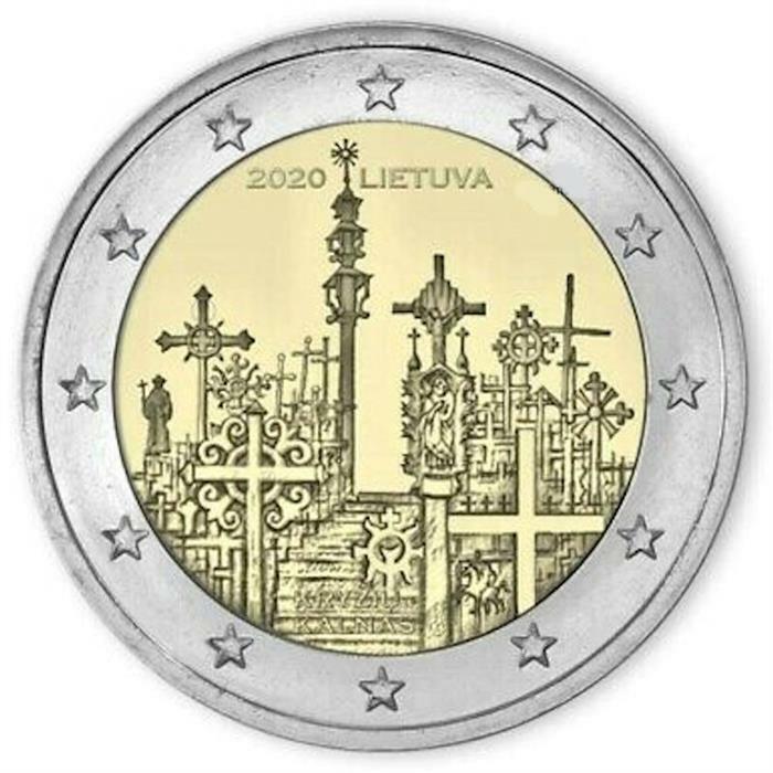 Read more about the article 2020 Lithuania €2 Euro Uncirculated UNC Coin Hill of Crosses Catholic Pilgrimage