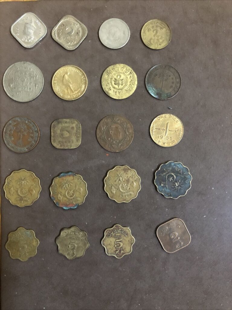 Read more about the article South Asia Lot Of 20 Vintage Coins-India Bhutan Nepal Ceylon  Maldives Pakistan