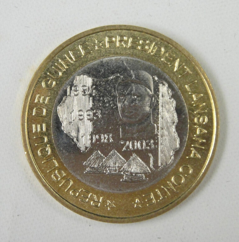 Read more about the article West Africa Guinea – Bissau Coin 6000 CFA 4 Africa 2004 UNC