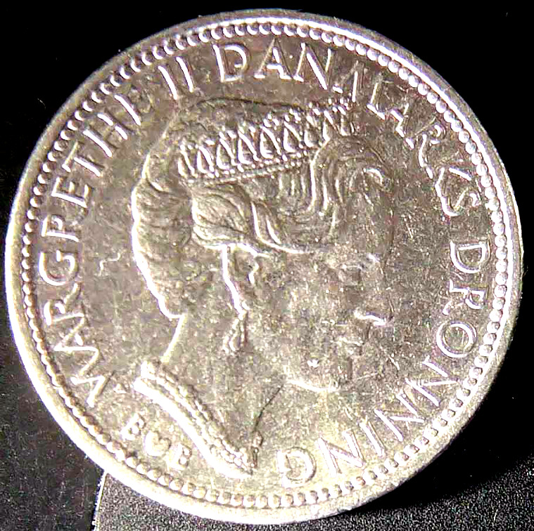 Read more about the article 1979 Denmark Danish 10 Kroner Margrethe II Coin