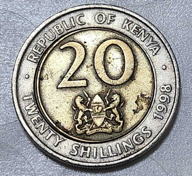 Read more about the article KENYA 🇰🇪 TWENTY (20) SHILLINGS COIN 1998