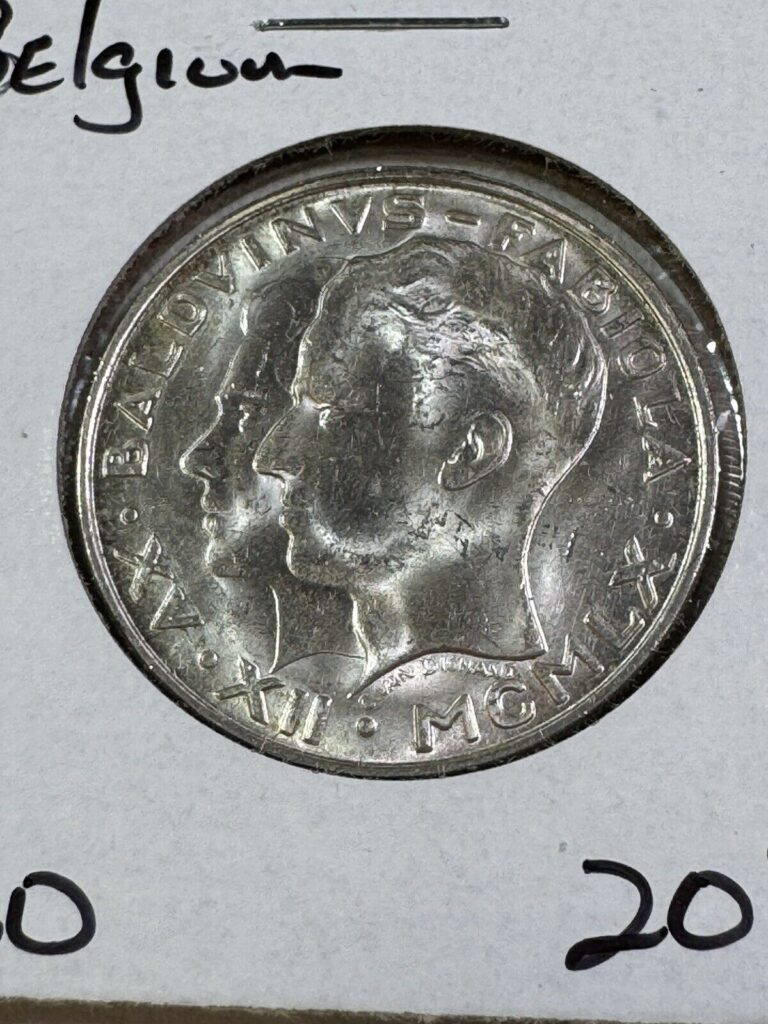 Read more about the article 1960 Belgium 50 Silver Francs Coin Alignment