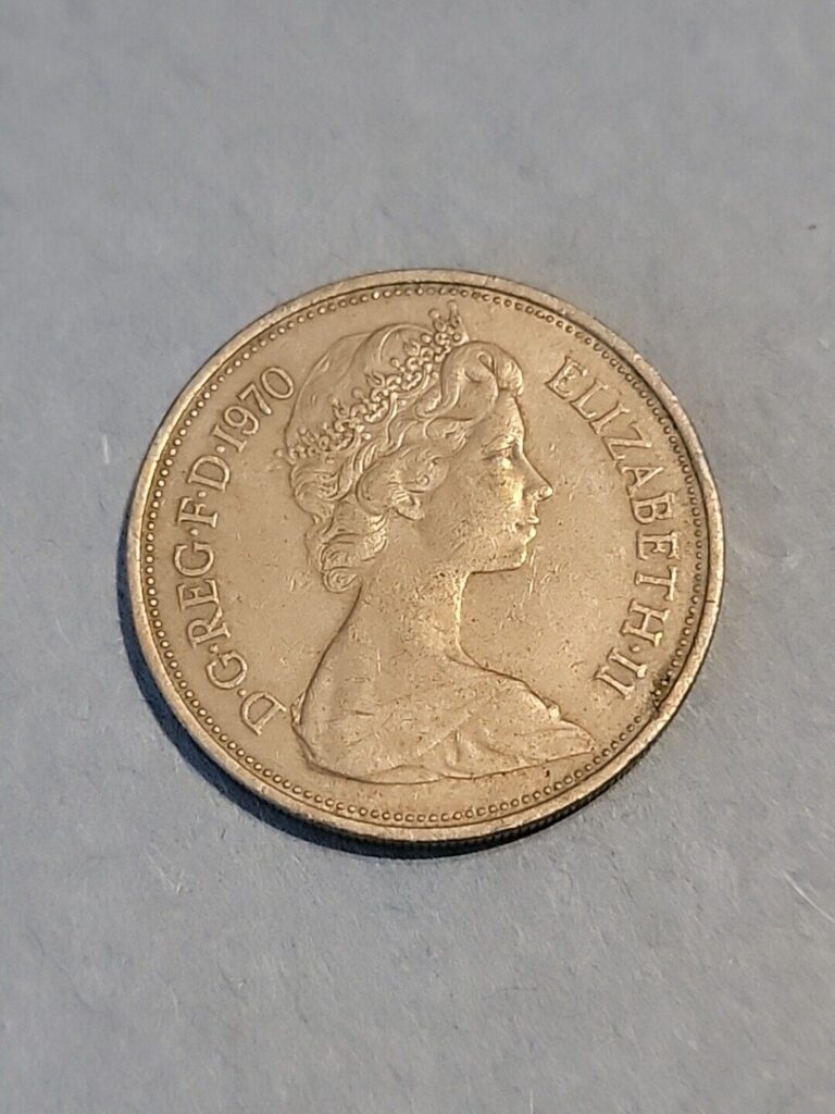 Read more about the article 1970 QUEEN Elizabeth II UK COIN 10 NEW PENCE