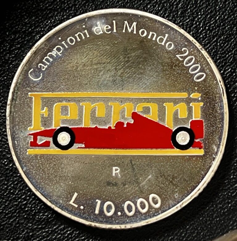 Read more about the article San Marino 10000 Lira 2001  Proof Silver  0.835 Formula 1 Ferrari