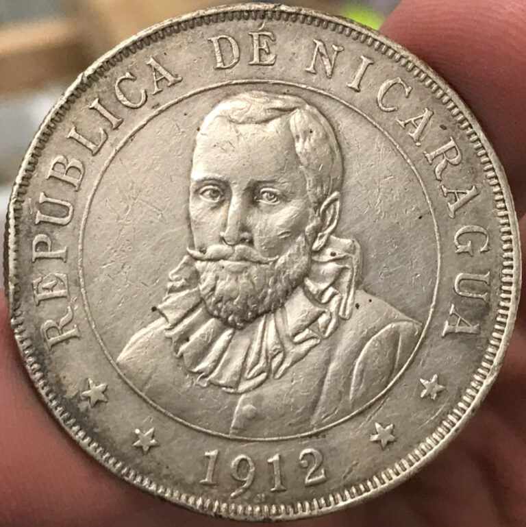 Read more about the article 1912 Nicaragua Silver 1 Cordoba