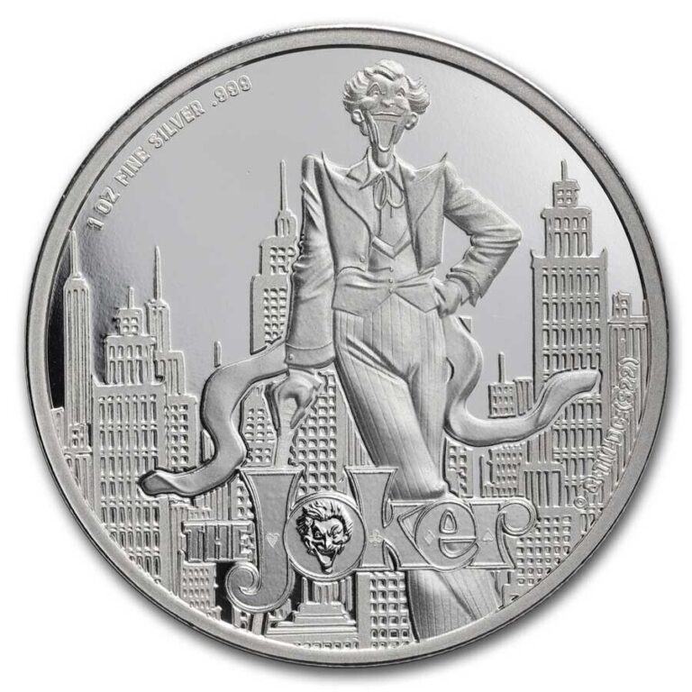 Read more about the article 2024 Samoa 1 oz Silver DC Comics The Joker BU