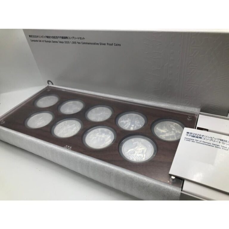 Read more about the article JAPAN 2020 Tokyo Olympic Games 1000 Yen Silver Proof 9 Coins Set From Japan