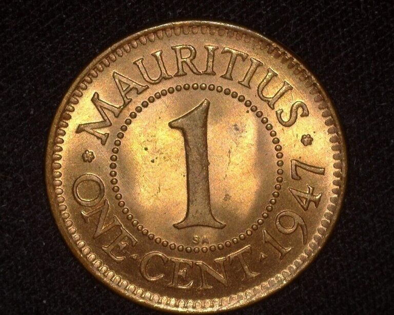 Read more about the article MAURITIUS 1947-SA CENT KM21 UNCIRCULATED ~F87