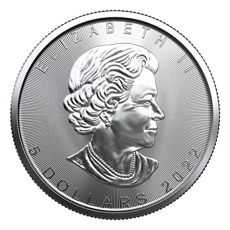 Read more about the article 2022 1 oz Canadian Silver Maple Leaf Coin (BU)