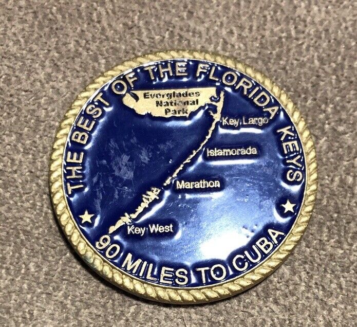 Read more about the article USN HEALTH CLINIC Challenge Coin Key West Florida Keys B53