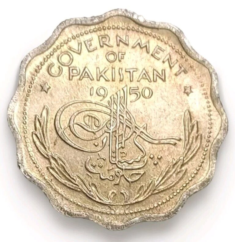 Read more about the article 1950 Pakistan 1 Anna AU Coin Lustrous Original Toning KM 8