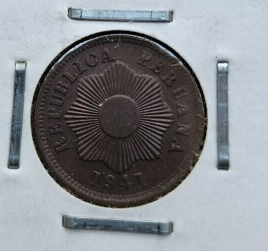 Read more about the article 1941 Peru 1 Centavo Coin BG