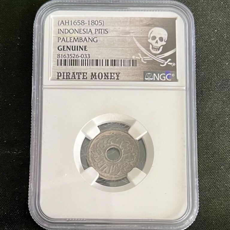 Read more about the article 1658-1805 Indonesia 1 Pitis Pirate Money NGC Authentic PIRATE LABEL!