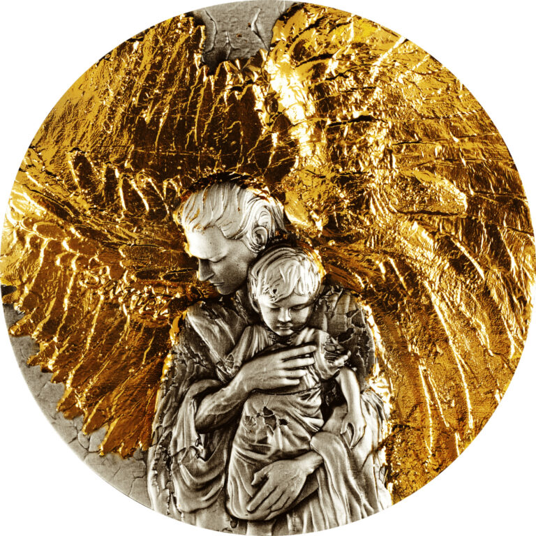 Read more about the article 2025 Cameroon Archangel Saint Sariel 2 oz Silver coin mintage of 199