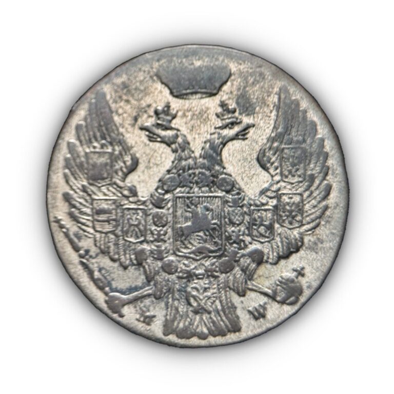 Read more about the article POLAND. 1840  10 Groszy  Silver – Nicholas I of Russia  Imperial Eagle  Warsaw