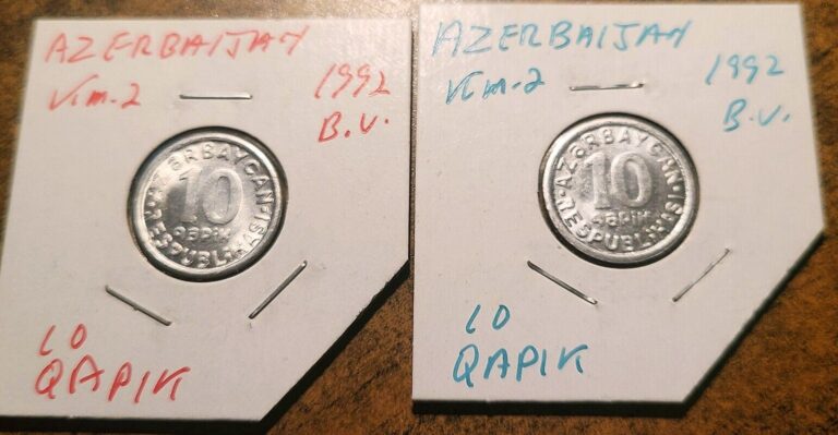 Read more about the article AZERBAIJAN 10 QAPIK 1992 (BRILLIANT UNC!) RANDOM PICK OUT OF 2 COINS