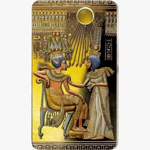 Read more about the article 2023 Mali 2 oz Silver Antiqued Throne of Tutnkhamun Icons of Heritage