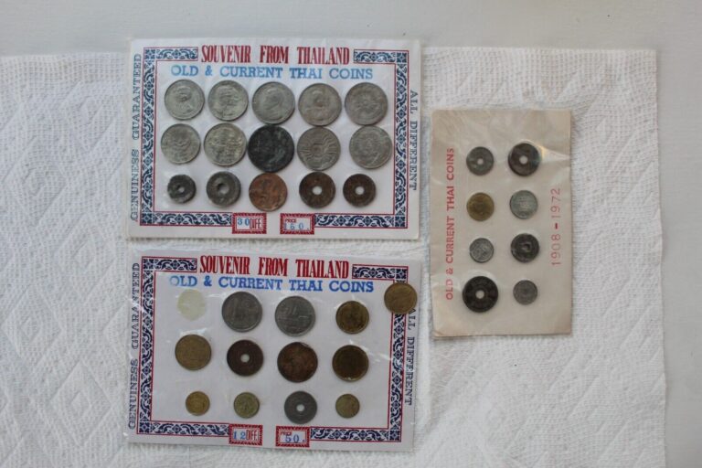 Read more about the article Thailand coin sets  total of 56 coins in three different sets