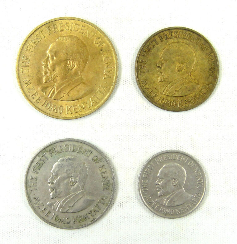 Read more about the article KENYA coins set of 4 pieces 1969-1975