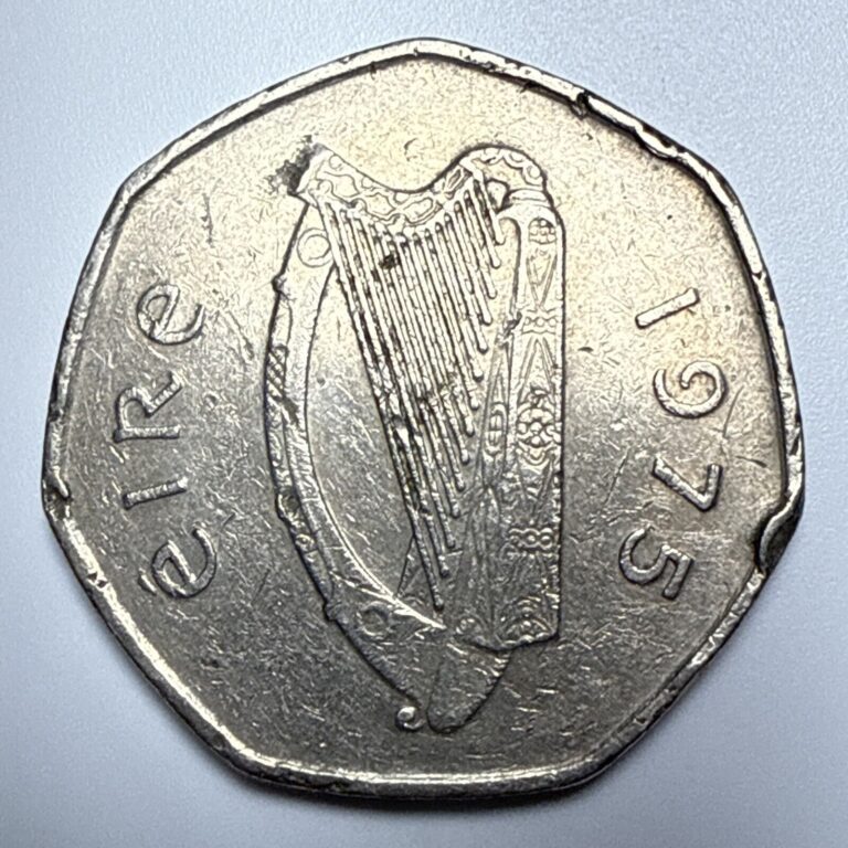 Read more about the article 1975 Ireland 50 Pence World Coin (H441)