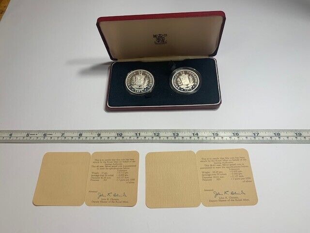 Read more about the article 1975 VENEZUELA PROOF SILVER 50 AND 25 BOLIVARES COIN SET JAGUAR ARMADILLO