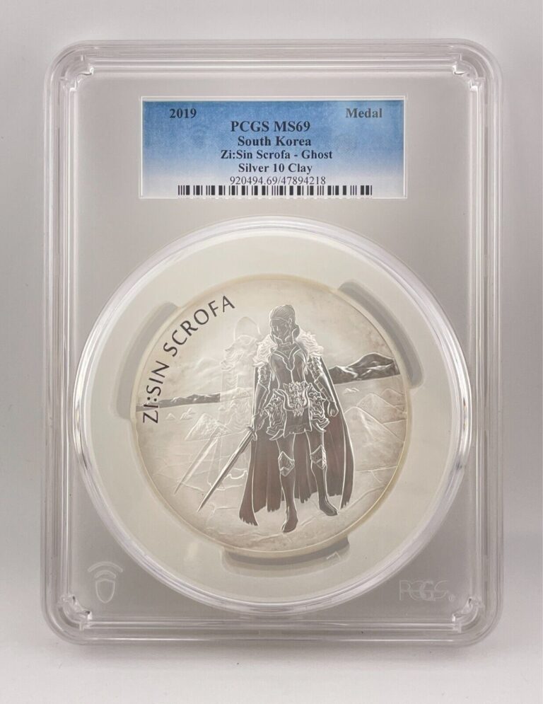 Read more about the article 2019 10 Clay South Korea Zi:Sin Scrofa – GHOST Silver 10 Oz ***RARE*** PCGS MS69