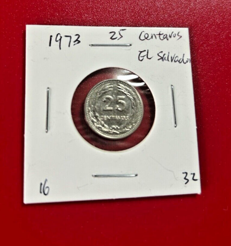 Read more about the article 1973 El Salvador 25 Centavos Coin – Nice World Coin !!!