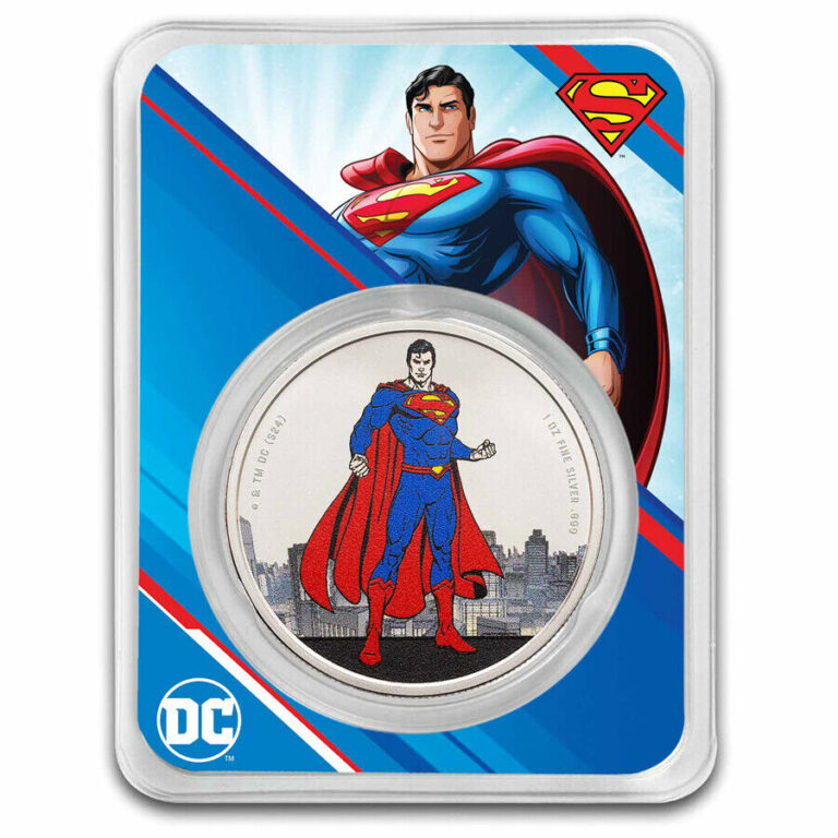 Read more about the article 2024 Samoa 1 oz Silver DC Comics Superman Colorized with TEP