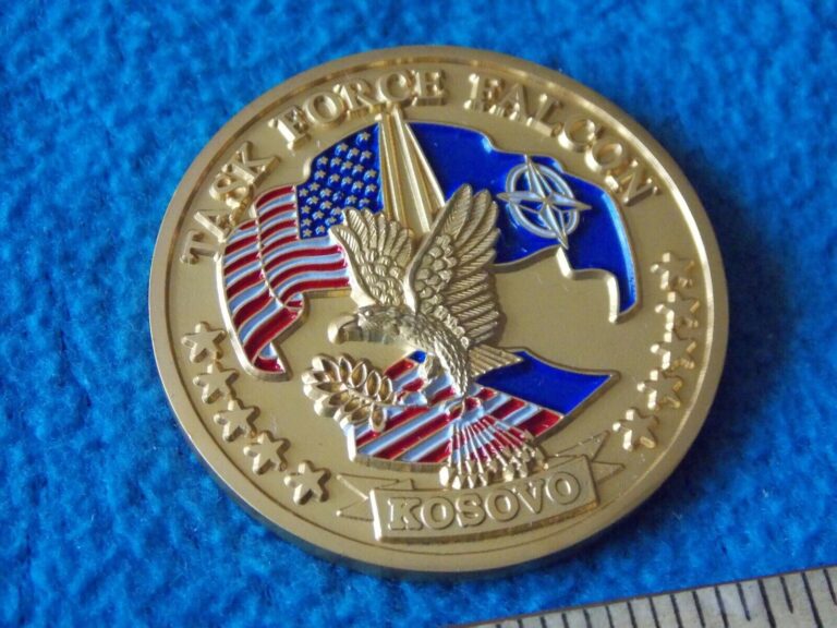 Read more about the article Task Force Falcon – Kosovo Multi National Brigade – Challenge Coin