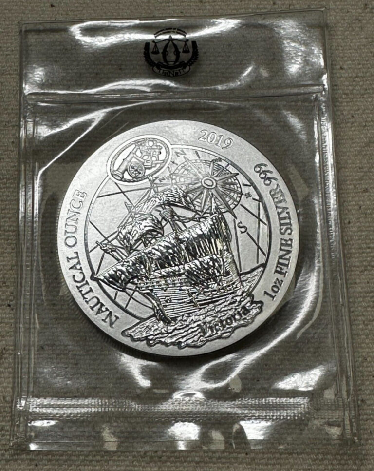 Read more about the article 2019 Rwanda 1 Oz .999 Fine Silver Nautical Ounce Victoria Bullion 50 Coin BU